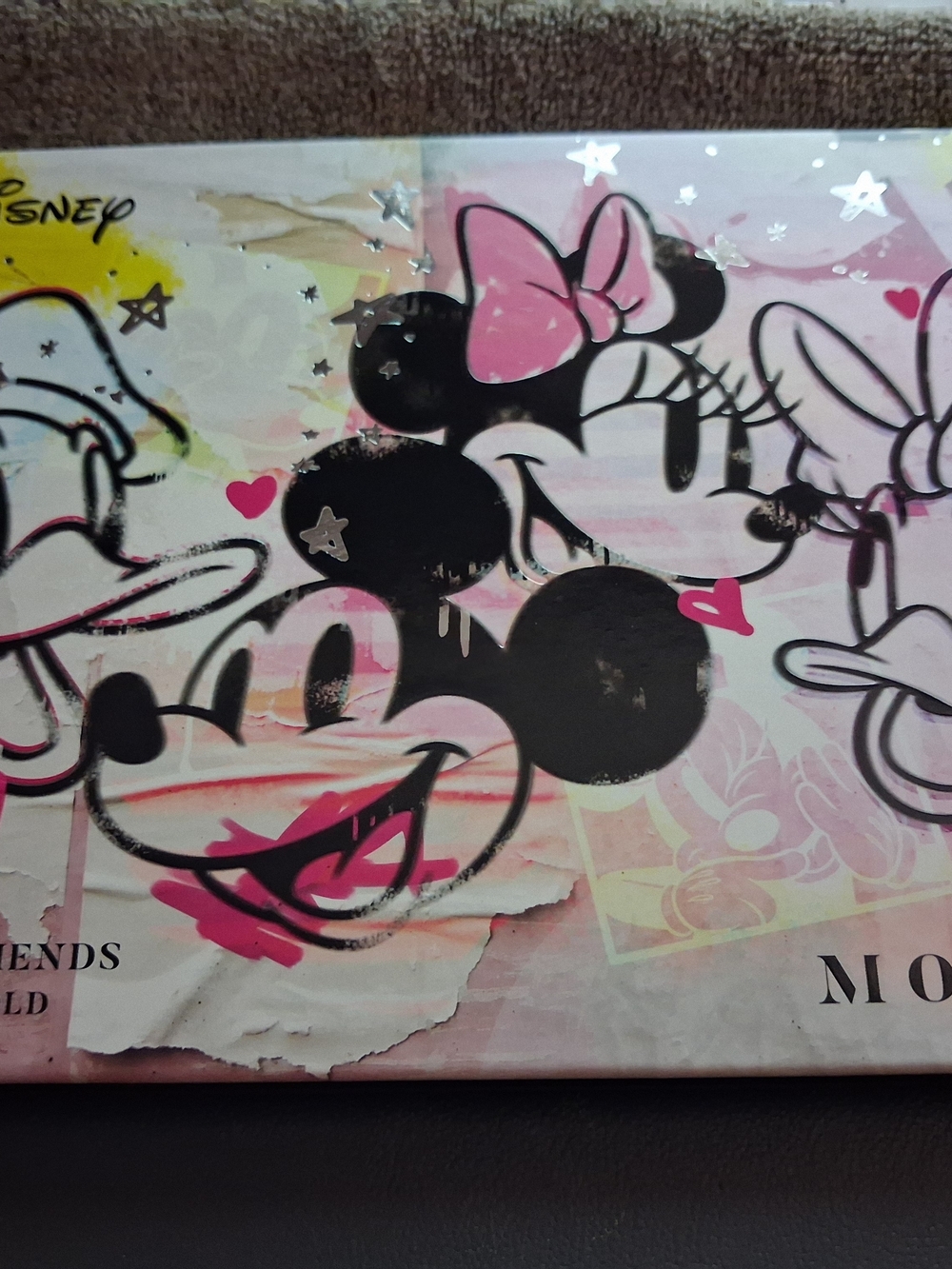 Morphe Minnie Pop Art Eyeshadow Palette in Pink, Black, Yellow